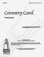 Product Description: Free C-Instrument part for "Coventry Carol," AG35349</br> Coventry Carol - C Instrument