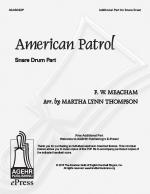 Product Description: Free Snare Drum part to "American Patrol," AG46032</br> American Patrol - Snare Drum Part
