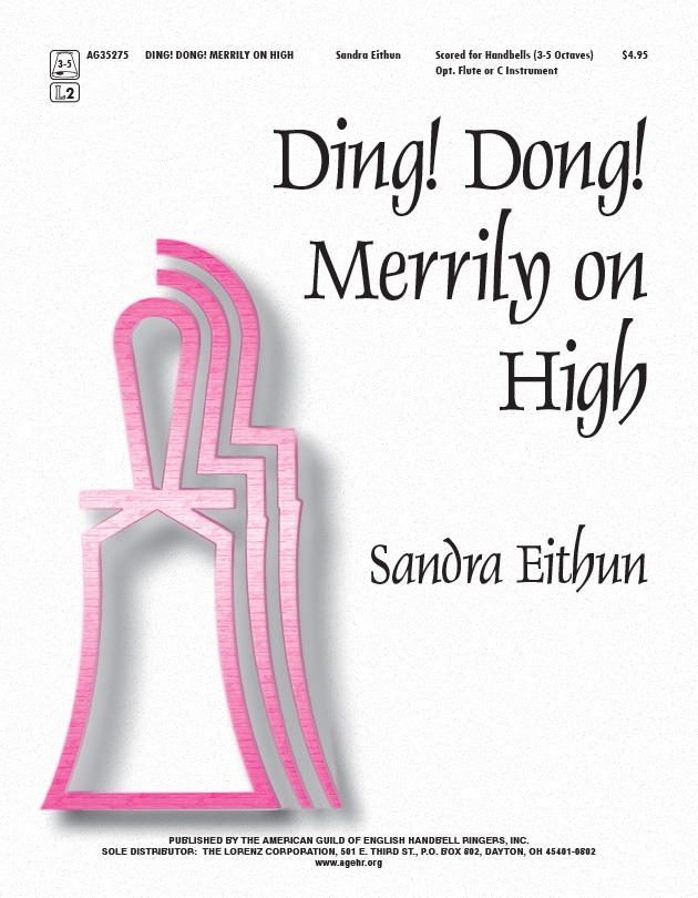 Product Description: Ding Dong Merrily On High</br>arr. Sandra Eithun</br></br>Playful bell motives abound in this joyful arrangement of a favorite Christmas bell tune.</br></br>DIGITAL MUSIC LICENSE: Your purchase grants you permission to make ONE copy OR display on ONE electronic device for each license purchased. This permission and the accompanying PDF file may not be transferred, sold, or given to any additional or subsequent user. Please keep the receipt you received at the time of purchase as proof of your purchase and of the legal license to play this music.</br> Ding Dong Merrily On High
