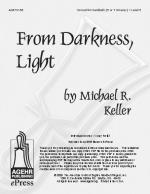 Product Description: AG57015E-S ~From Darkness, Light - Single License</br></br>From Darkness, Light, Michael R. Keller, Level 5, 5 or 7 octaves of handbells, 16 pgs. The first of our AGEHR E-Press offerings chosen for Distinctly Bronze 2009. Designed for an advanced handbell choir, this major new concert piece moves from F minor darkness to F major light. With a mixing of 7/8 and 4/4 meters, this piece is filled with energy and life.</br></br>This product is delivered electronically Once purchased, an e-mail receipt will be sent with a link to print the selection. This is a Single-Copy License which allows the buyer to print 1 copy of the music.</br></br>Listen to a recording here</br></br>See a PDF of the score here</br> From Darkness, Light - Single License